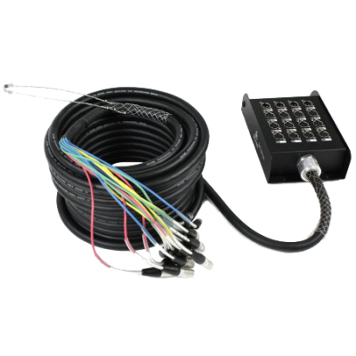 Stagesnake 12 input, 4 out, 20m