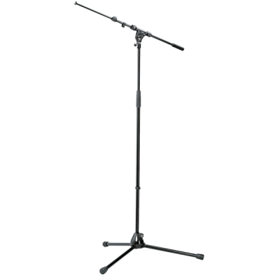 Microfoon statief zwart luxe