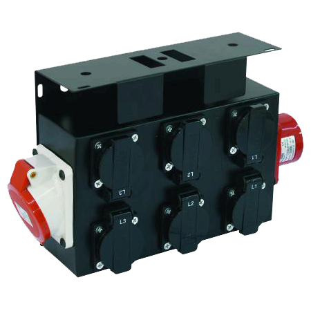 16A schuko break-out box