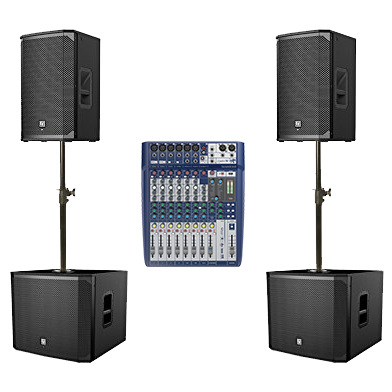 Geluidsset groot + mixer (premium line)