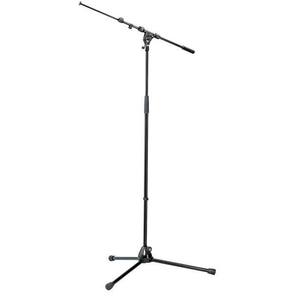 Microfoon statief zwart luxe