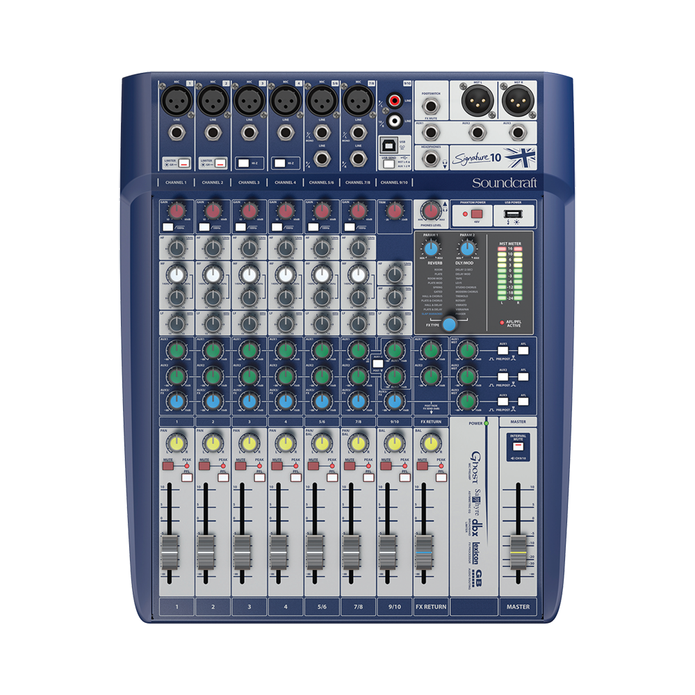 Soundcraft Signature 10 kanaals mixer